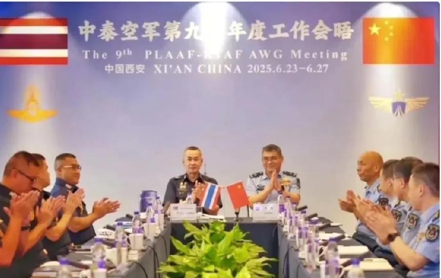 5.7空战的结果，印度不得不面对的现实。据报道，泰国的一个由中将领队的空军代表