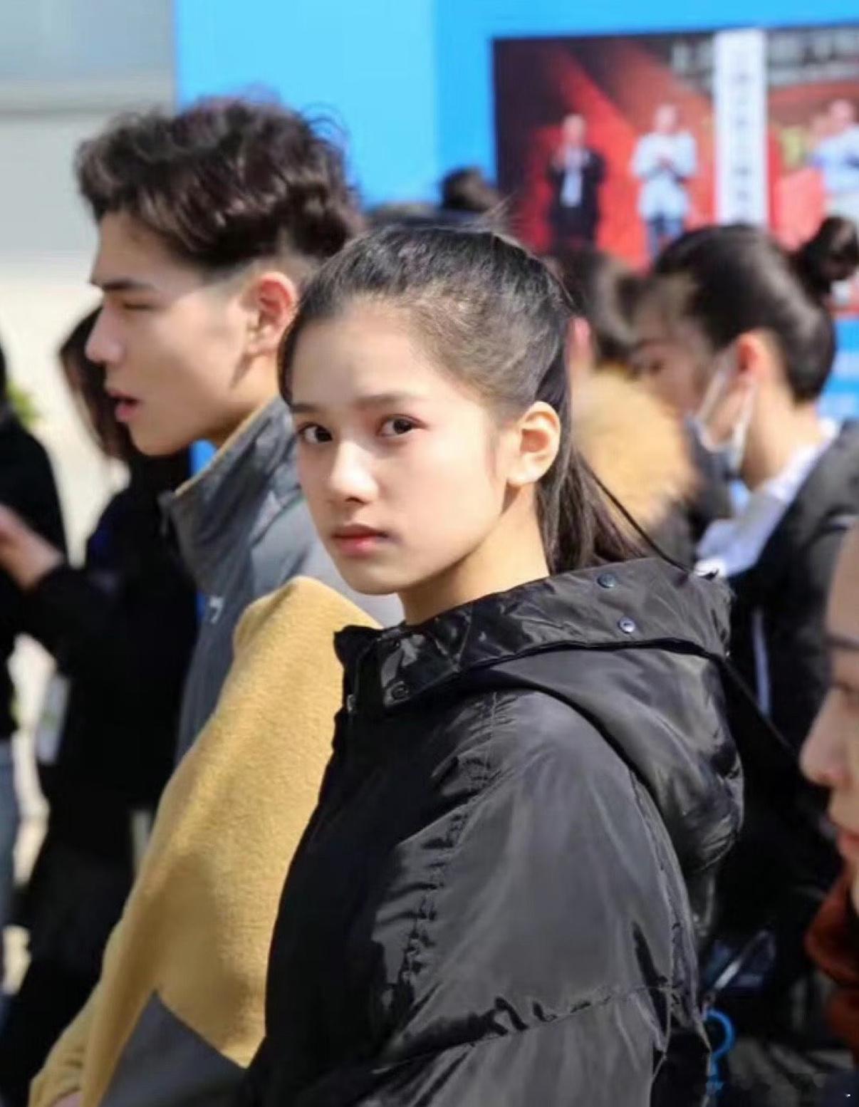 张婧仪素人时期，和现在完全没差