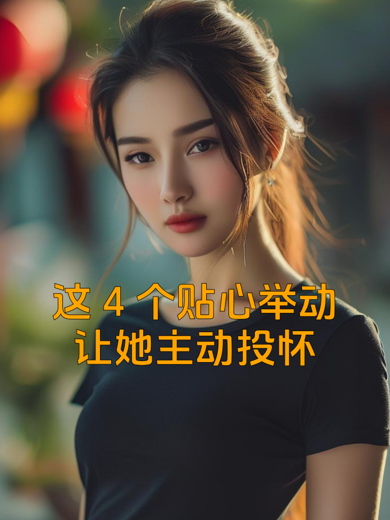 这4个贴心举动，让她主动投怀