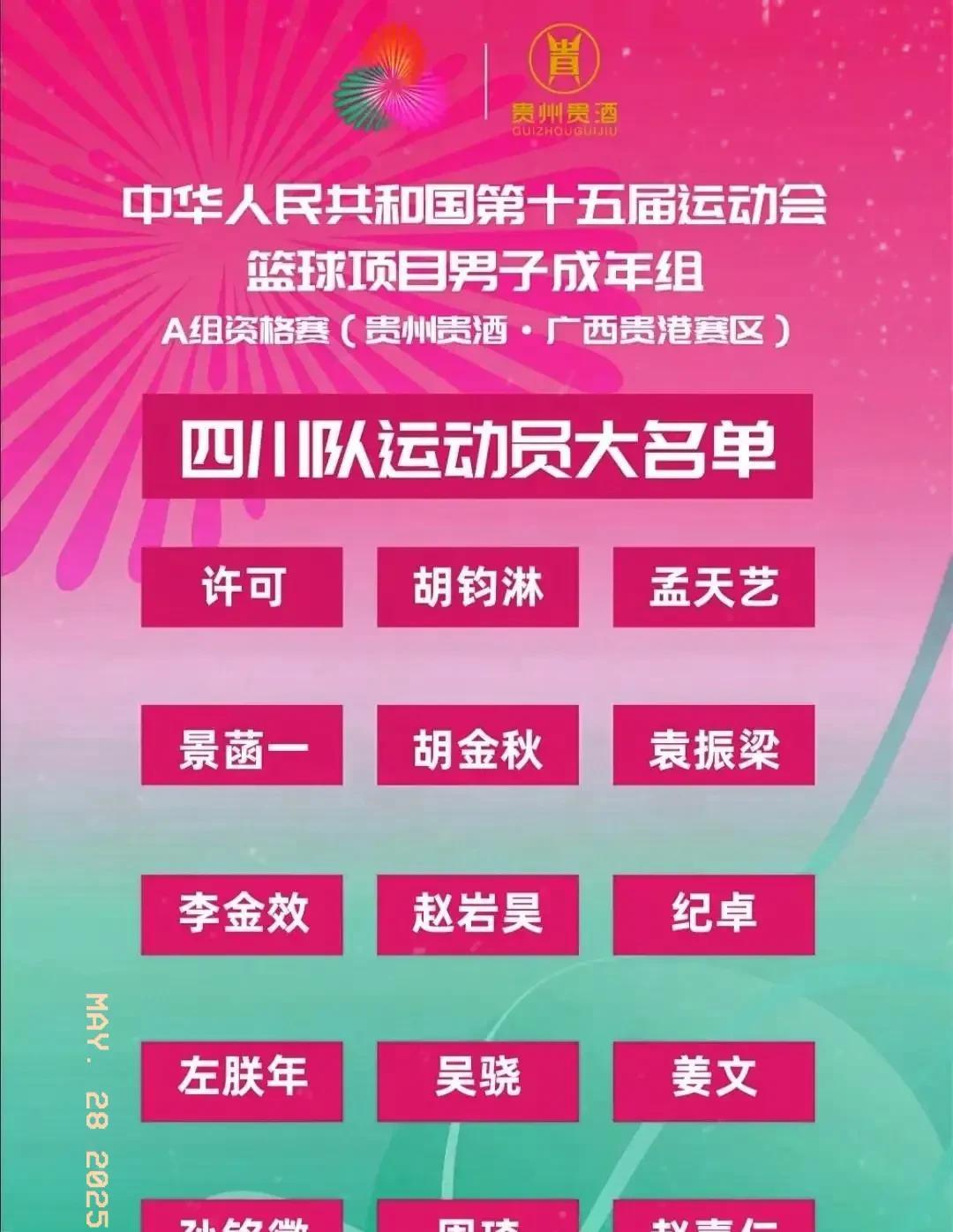 百思不得其解！CBA冠军广厦班底给四川打全运会，这阵容厚度换成给浙江拿金牌不香吗