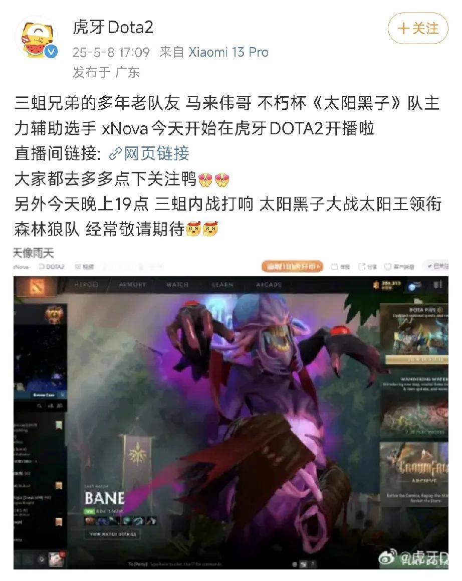 DOTA2:前LGD辅助伟哥Xnove正式加入直播大军马来人在中国已经好久