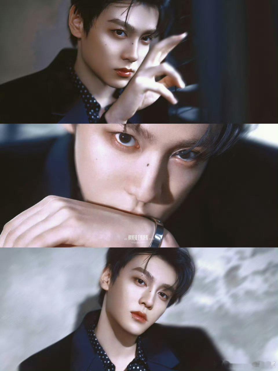 田栩宁最新营业🈶allblack波点西装造型完全daddy级别