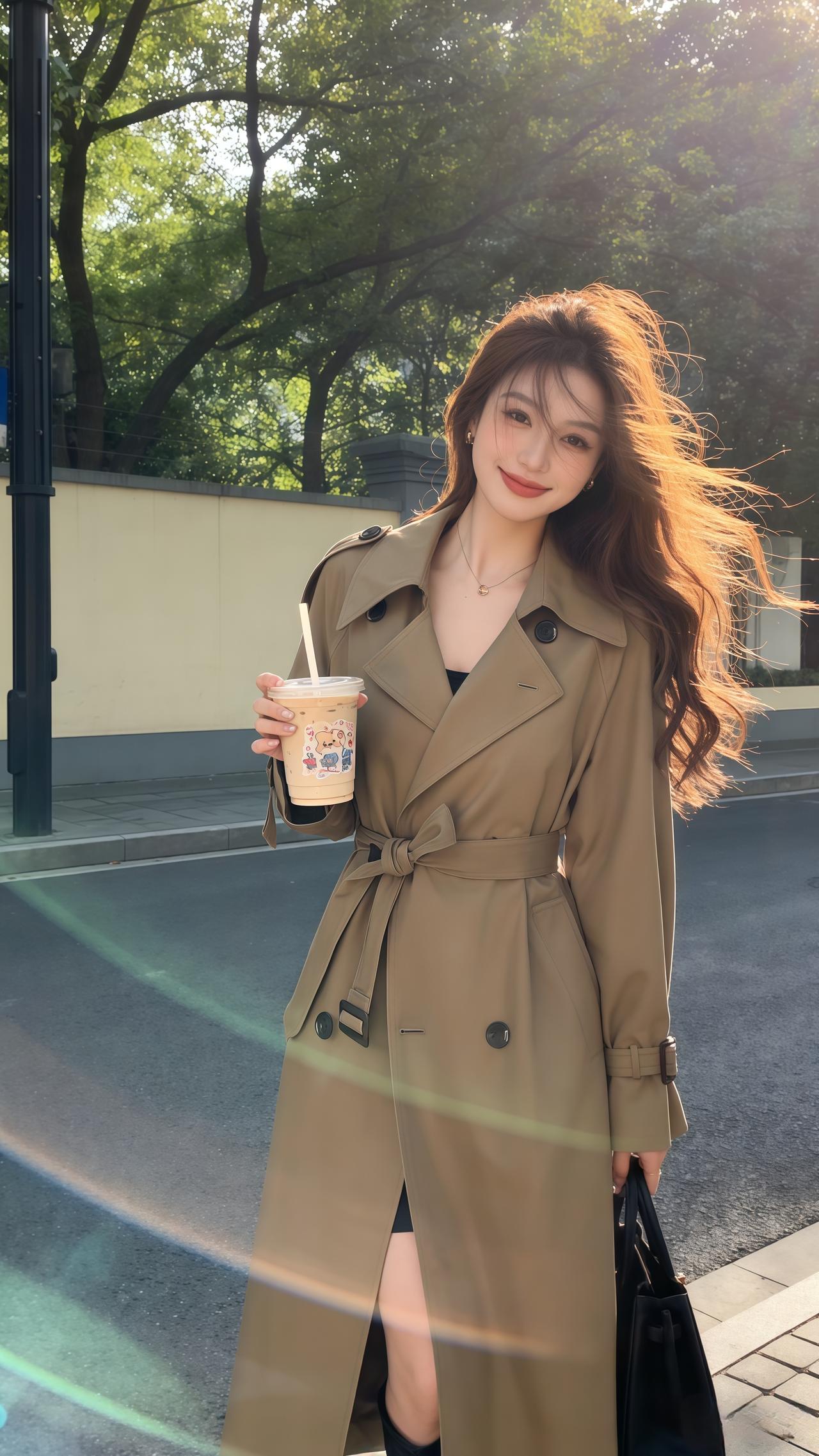 穿搭气质穿搭韩系穿搭高级感穿搭风衣