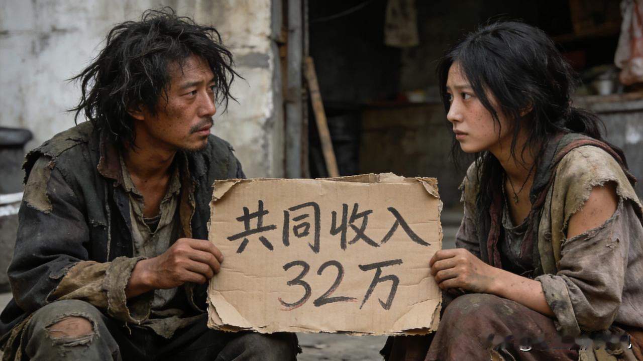 两乞丐谈恋爱，共同收入搞了32万进账，女方开口就要20万彩礼，男方转了11万彩礼
