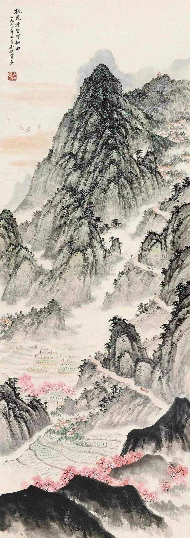 余彤甫（1897—1973），新金陵画派的重要代表，当代山水画领域的巨匠。他临摹