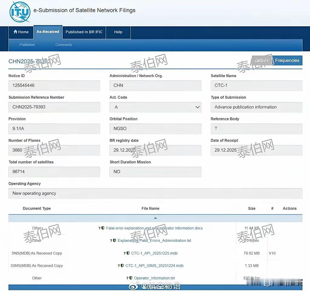 我国向国际电信卫星联盟新申请20万颗低轨卫星，需在14年内完成发射中国这波操