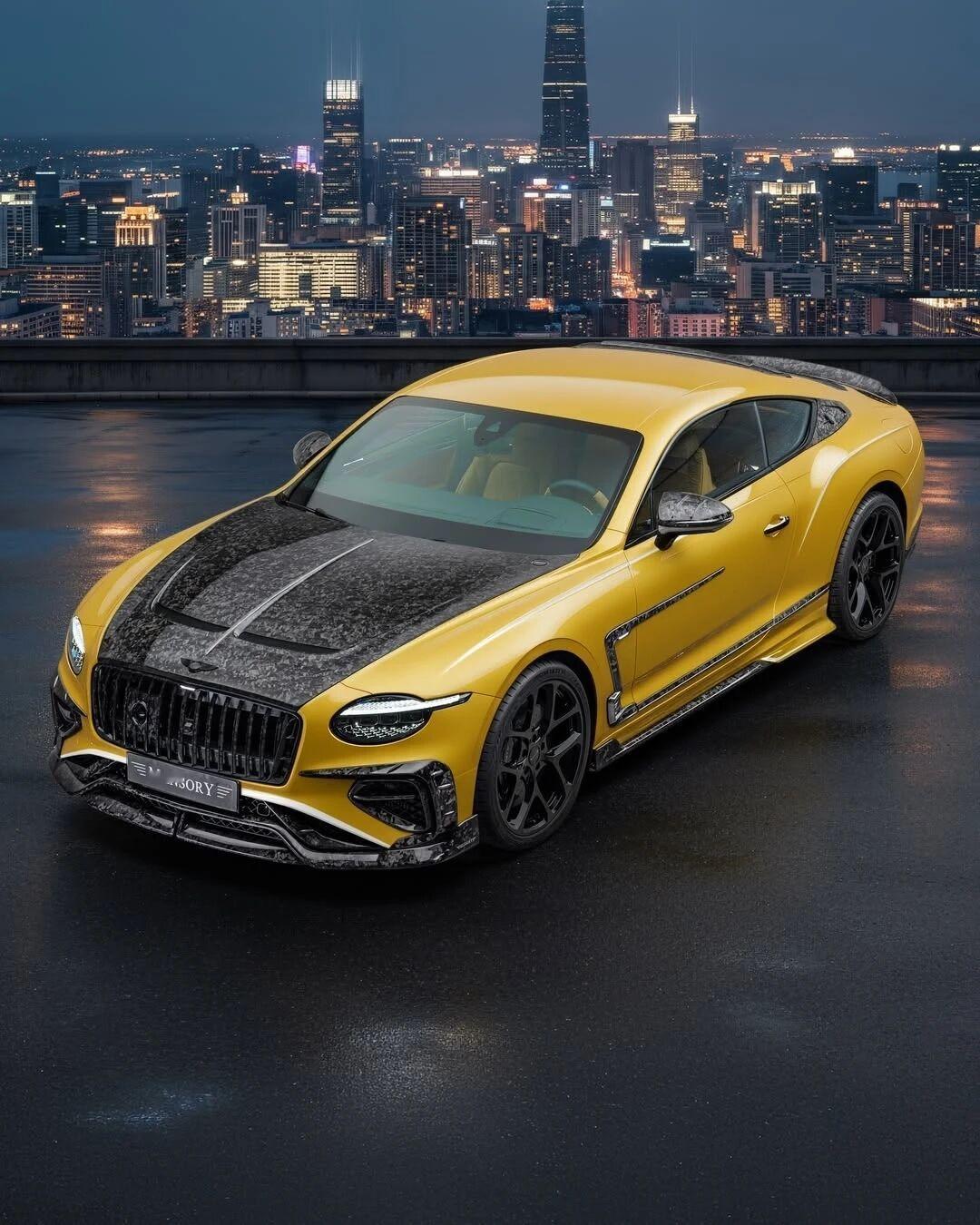 顶级豪车改装厂迈莎锐日前发布了其最新作品——基于2025款宾利欧陆GT的改装车型