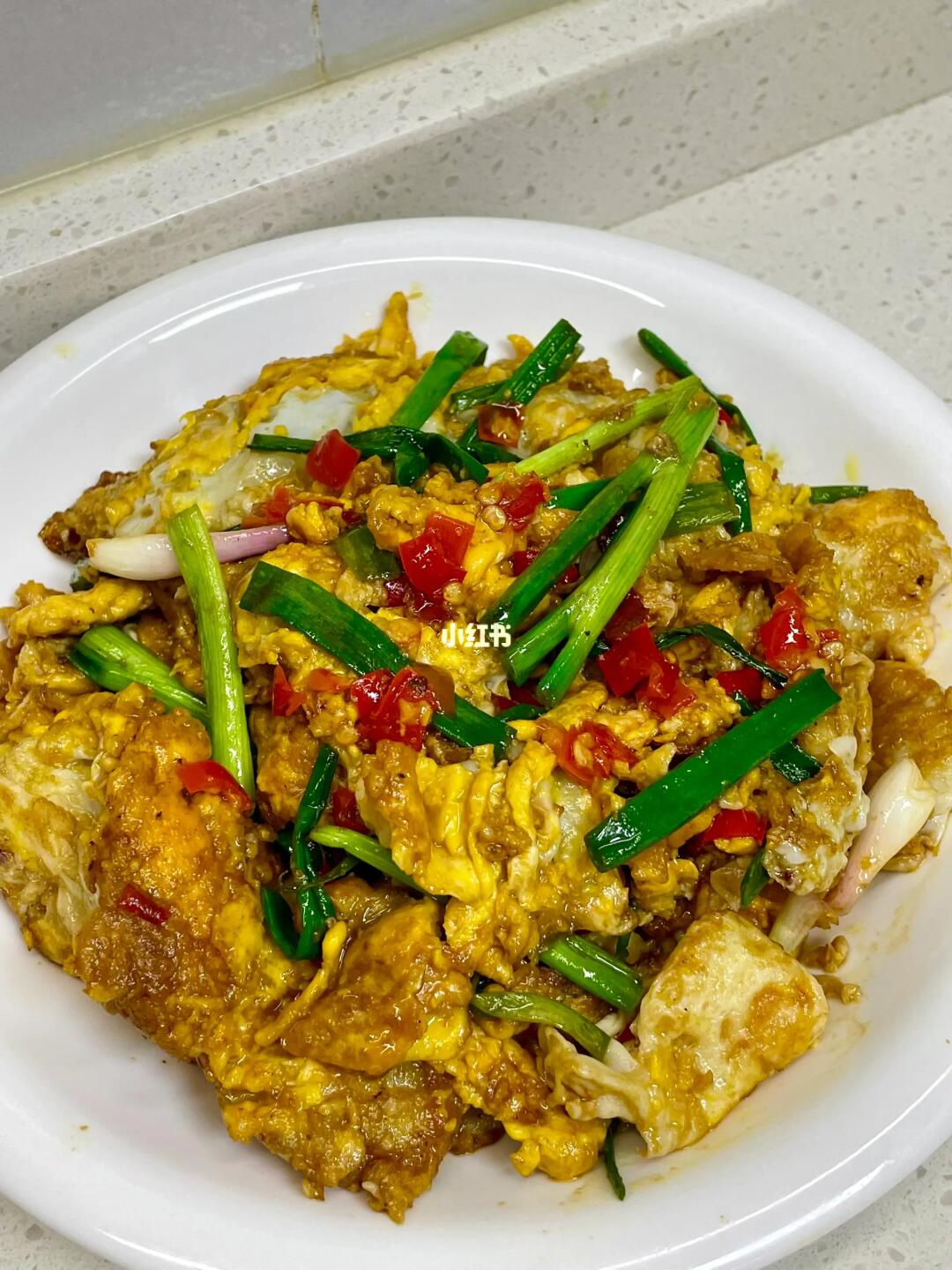 巨下饭的油爆醋炒蛋，附详细做法～