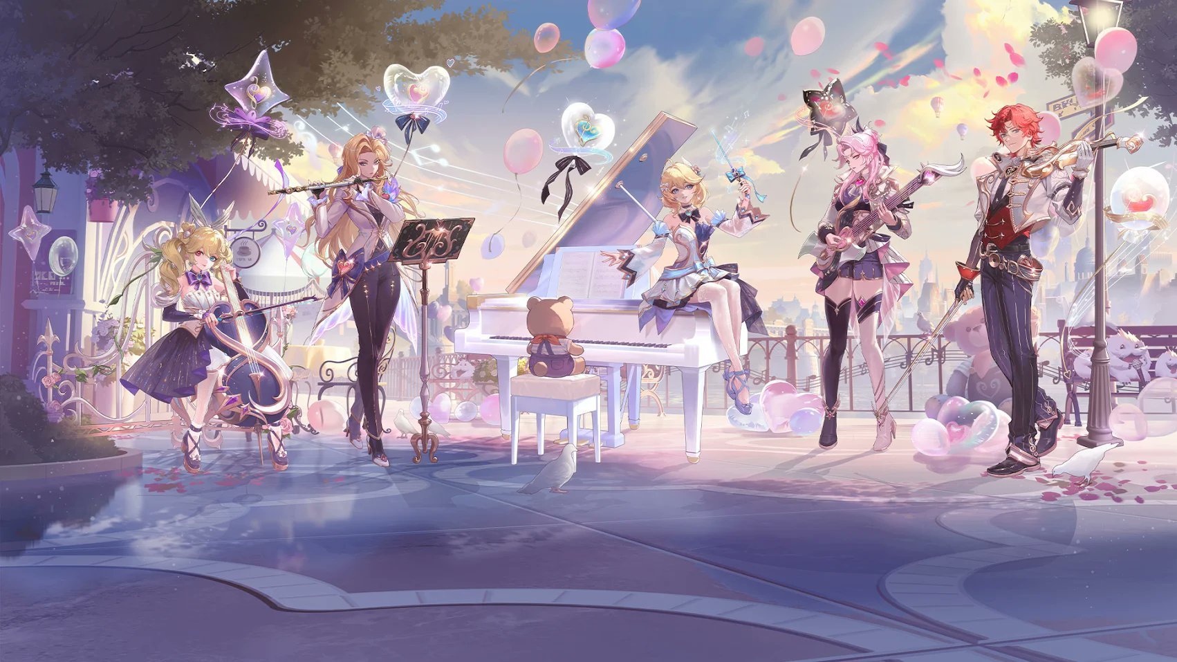 LOL手游告白气球系列皮肤宣传图英雄联盟