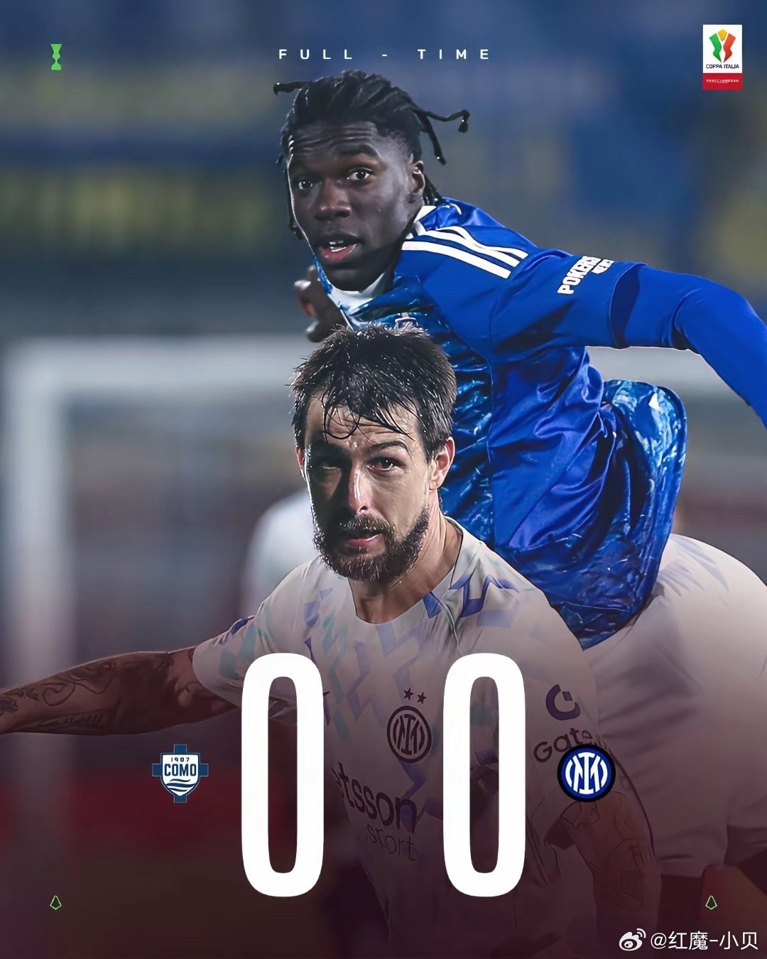 国际米兰又迈出了坚实的一步！意大利杯半决赛首回合，轻松过关，主力轮休，新援渐入佳