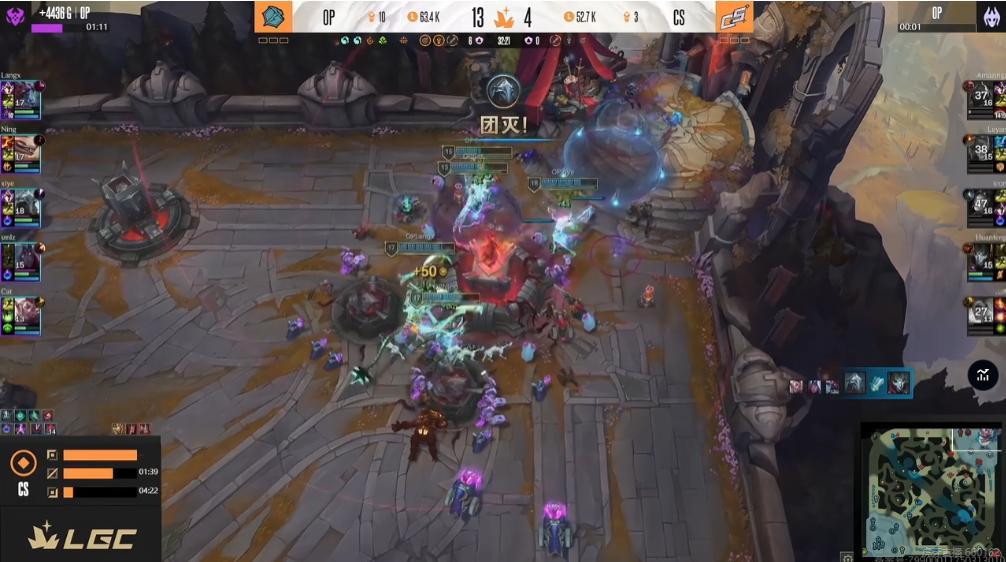 【传奇杯S3CS0-1OP】恭喜OP先下一城！竞技游戏英雄联盟​