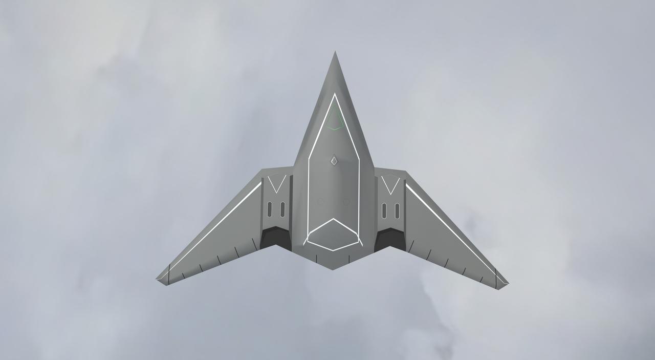 这是什么鬼东西？太恐怖了！！图源B站烽火问鼎计划中国六代机首飞​