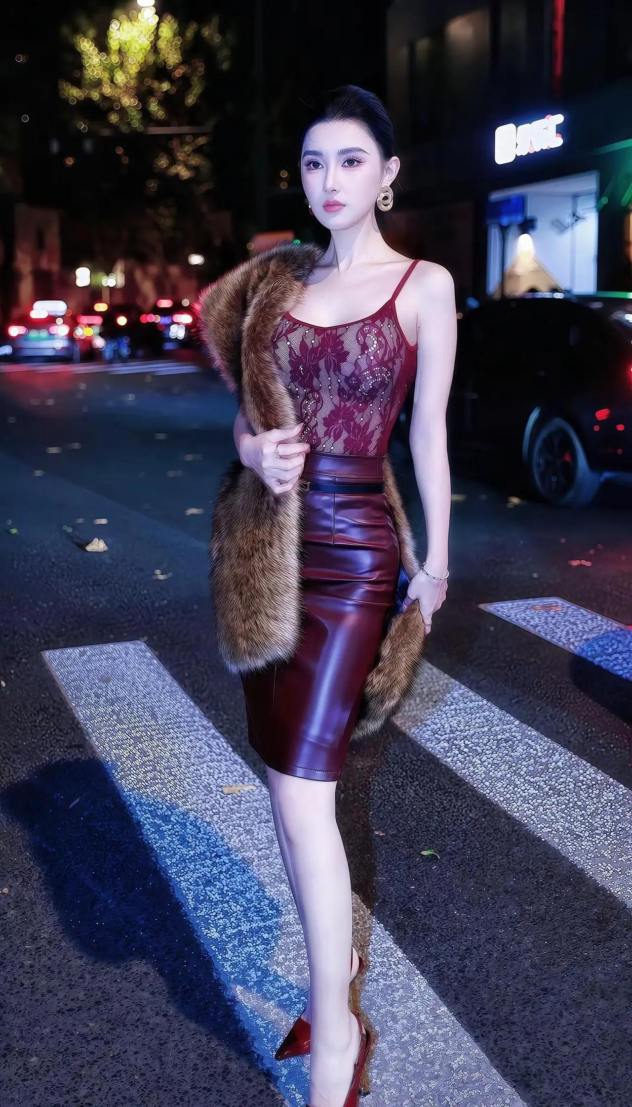 夜色阑珊处，美人如画来。