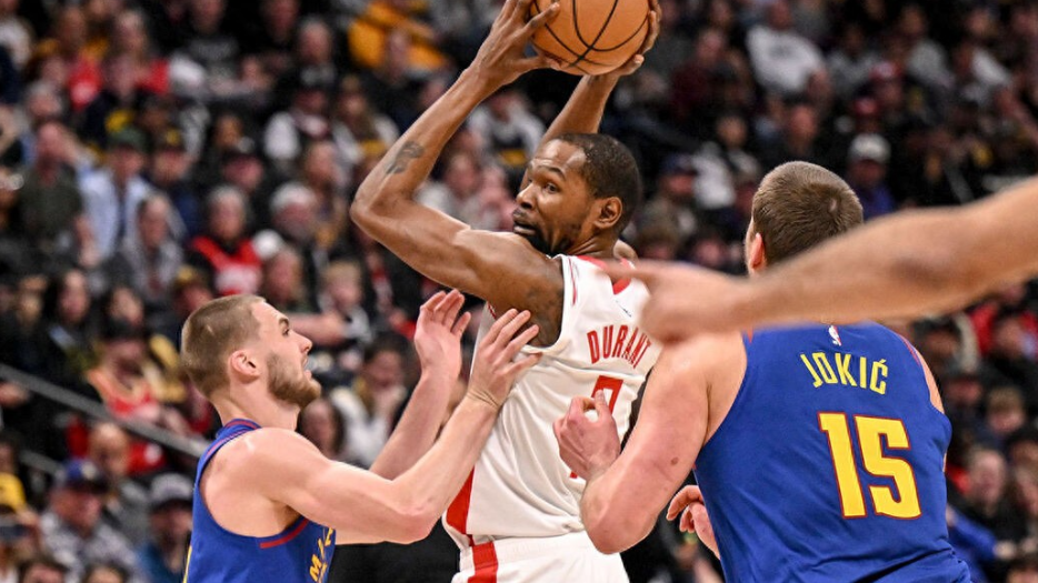 火箭能不能先把杜兰特被包夹的问题解决了我发现杜兰特被包夹分球之后其他四个人处