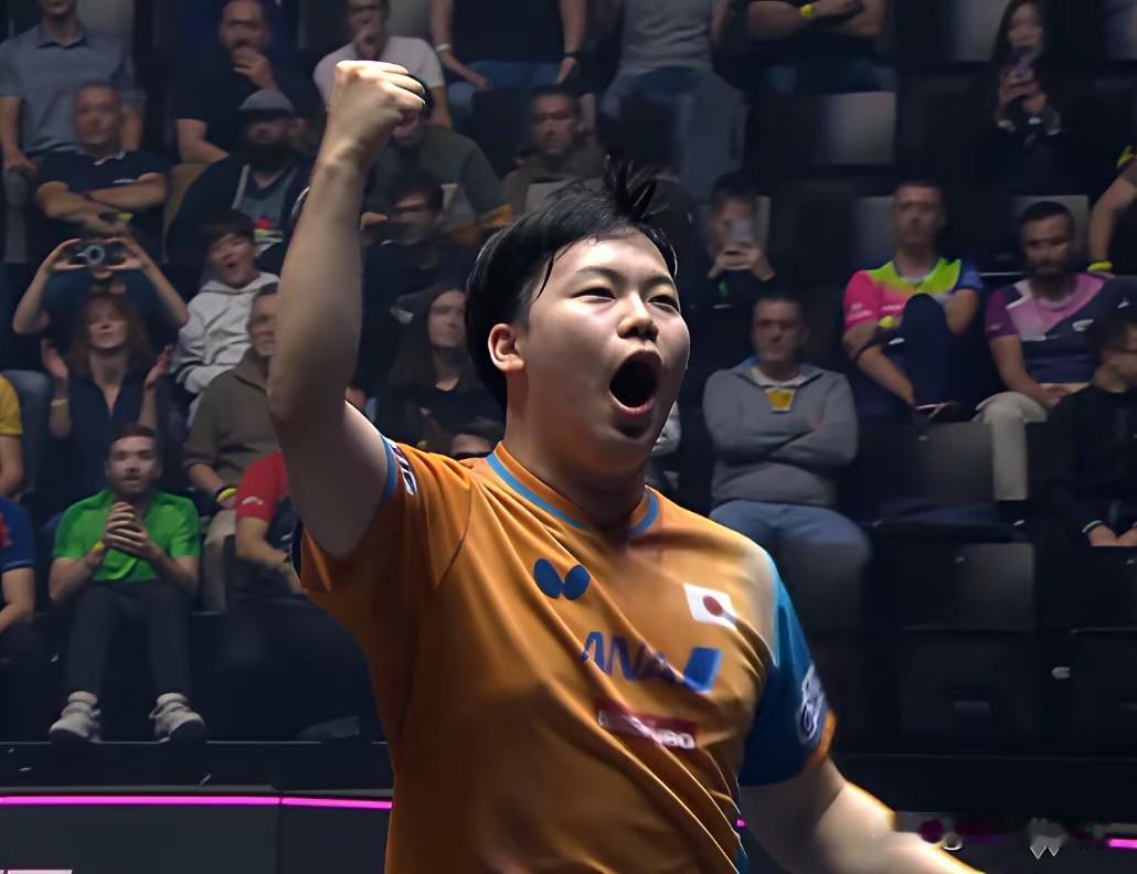 WTT蒙彼利埃冠军赛一场男单1/8决赛焦点战,松岛辉空以11:2、9:11、11