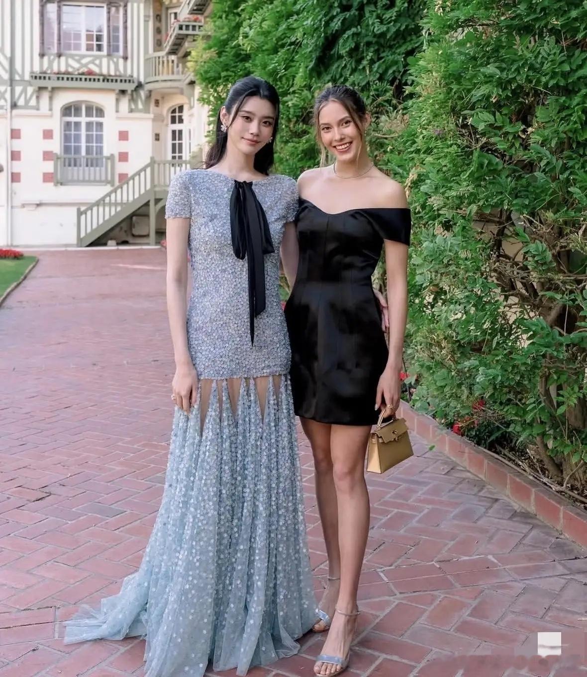 奚梦瑶何猷君法国婚礼照儿子女儿当花童谷爱凌居然和奚梦瑶一样高！