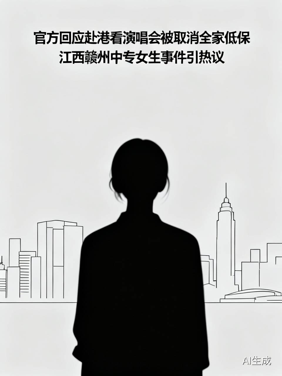 官方回应赴港看演唱会被取消全家低保最近网上吵得沸沸扬扬的一件事，江西赣州一