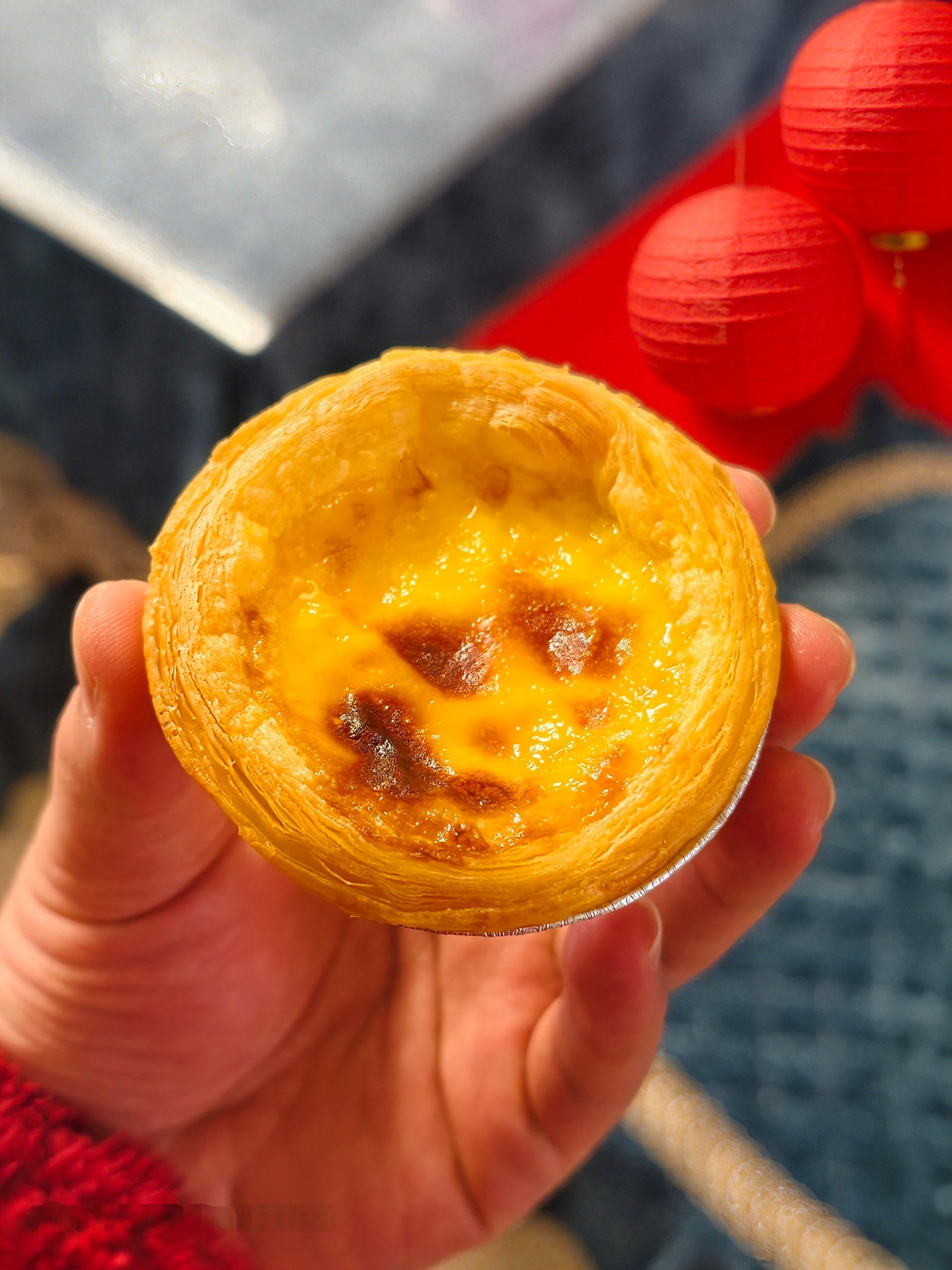 每日一餐分享妹妹做的蛋挞，和卖的没区别。