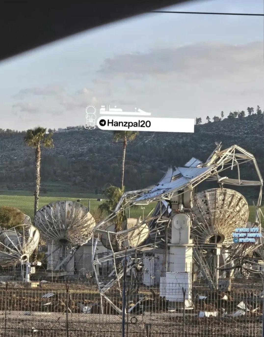 黎巴嫩真主党稍早前向以色列特拉维夫发射了近程导弹，摧毁了一个以军雷达站/卫星通信