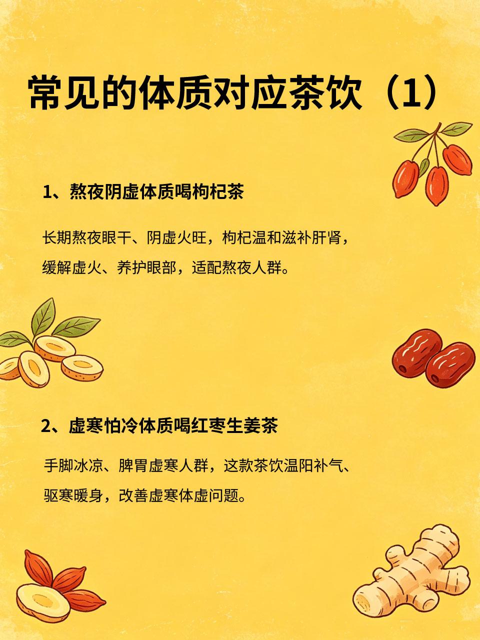 别乱喝养生茶！不同体质对应不同茶饮，喝错反而伤身很多人日常爱喝养生茶，却不懂对