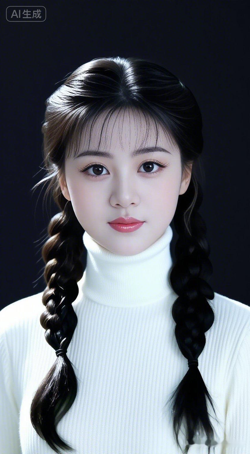 甜美双马尾，温柔可人，尽显少女心！💖✨