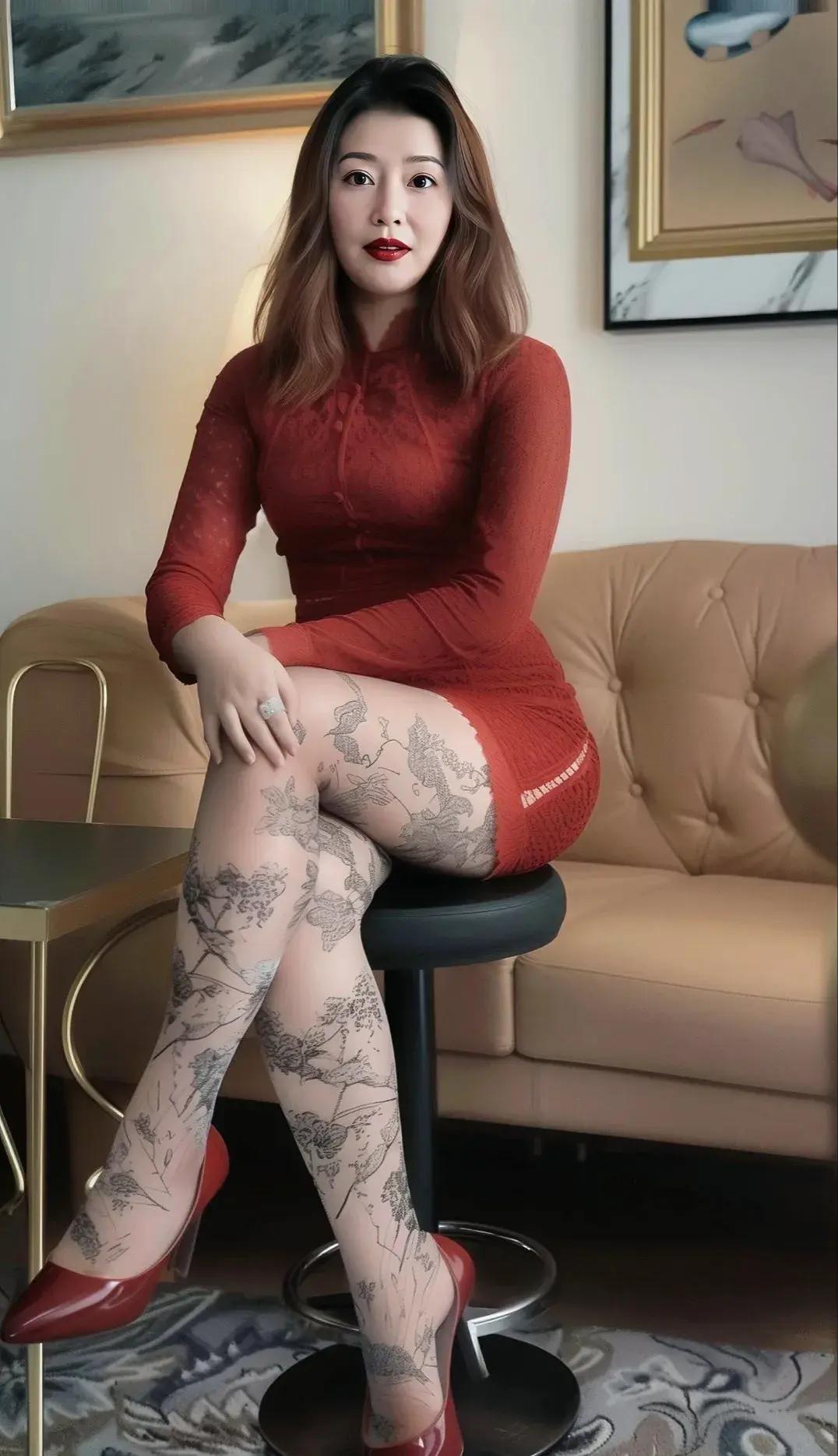 红唇微启，素手轻舞。