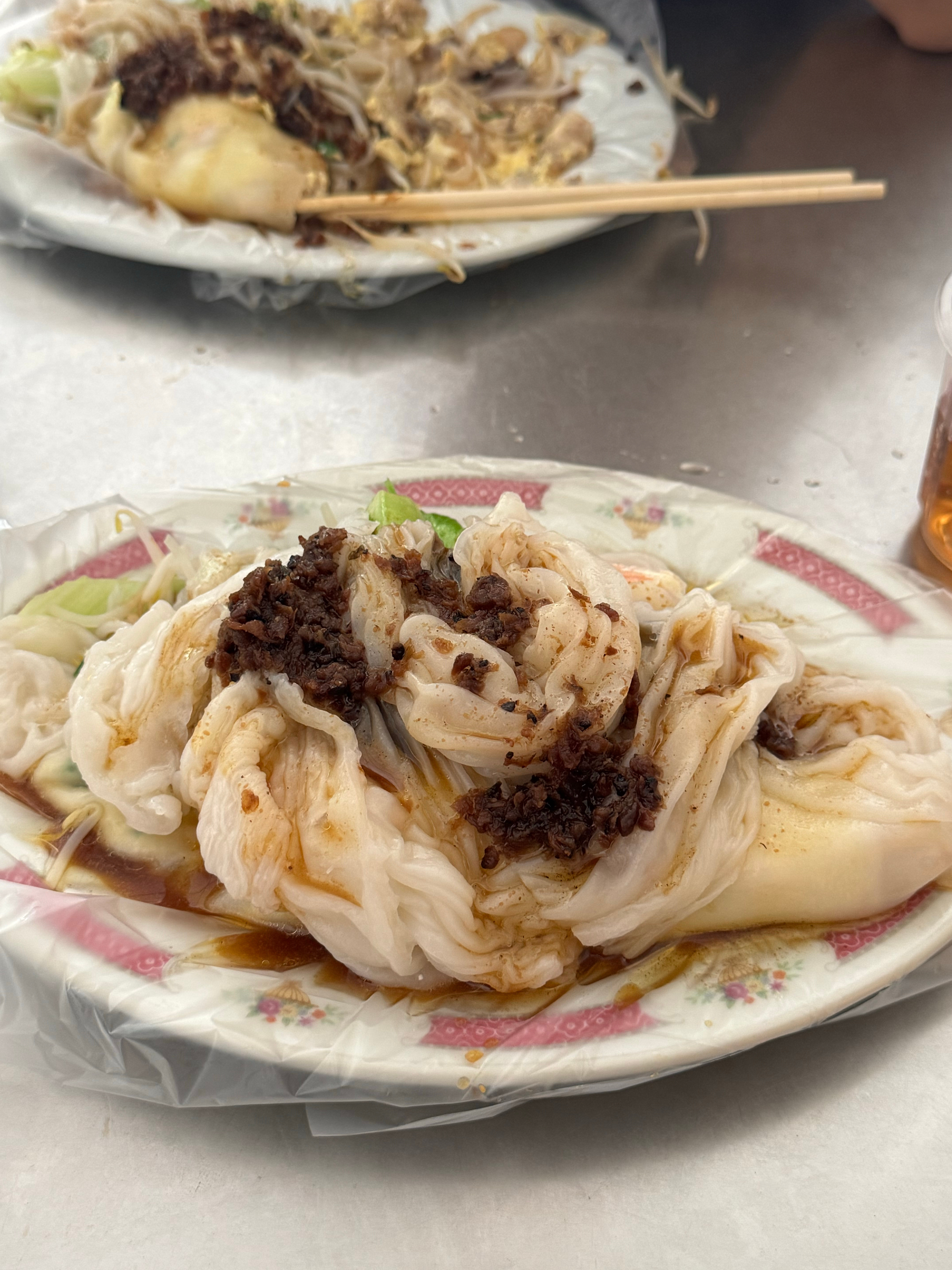中午吃肠粉