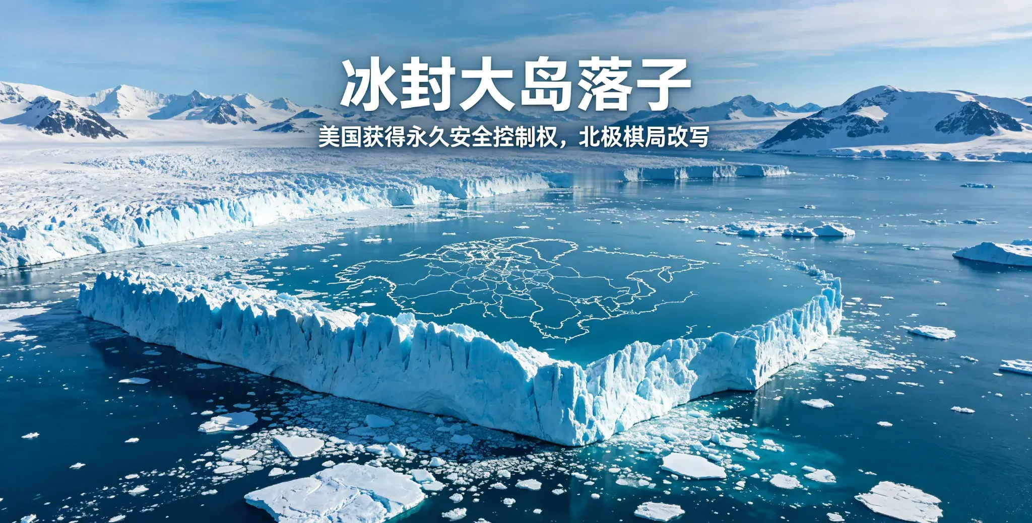 冰封大岛落子！美国拿到格陵兰永久控制权，北极棋局已经改写