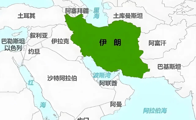 就伊朗这个脑回路的清奇度，以色列不打它都对不起它这个骚操作。我们从地图上可以