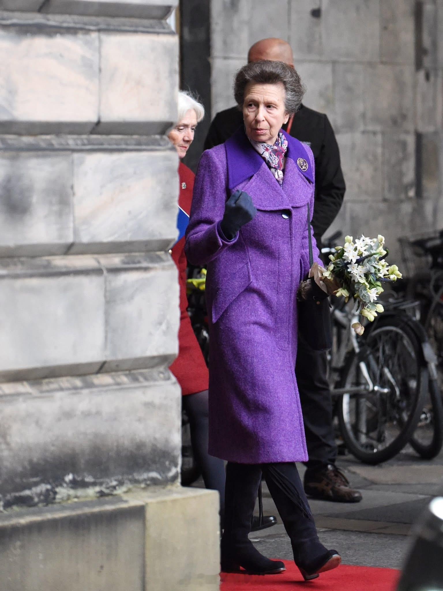 英国王室2026年1月20日，安妮长公主在苏格兰爱丁堡访问爱丁堡城市商会🏴