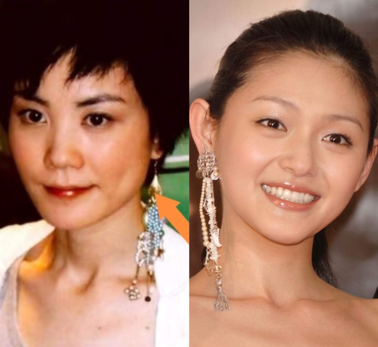 有个性的人，真的都很偏爱只在一只耳朵戴长款垂坠耳环。不得不说，早年王菲戴的长耳环