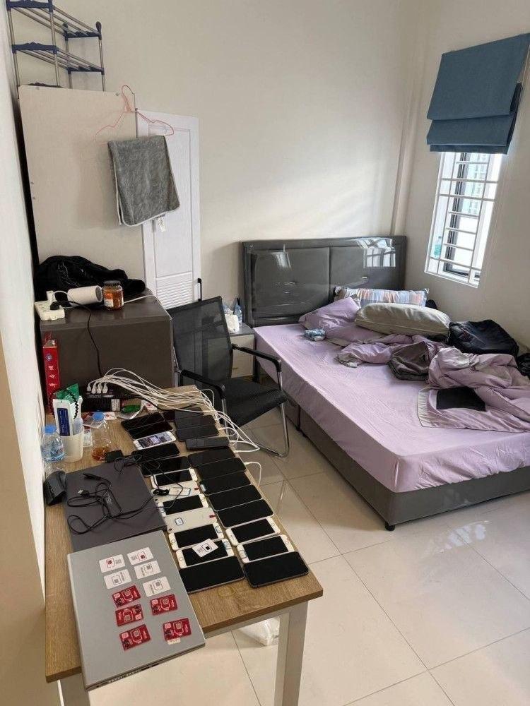 3月25日，金边警方突袭了一处疑似诈骗窝点，逮捕了16名中国公民和1名越南男子。