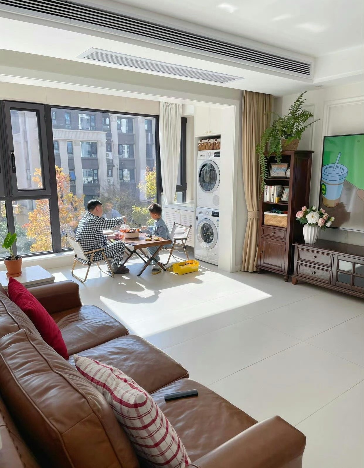 安徽夫妻134㎡的家火了！仅凭一个客厅，这家居氛围太棒了！