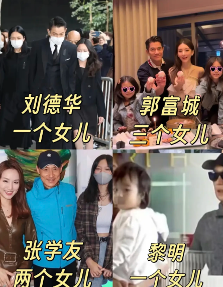 四大天王都是生女儿！张学友今年64岁，和妻子罗美薇已结婚多年，育有两个女儿，长