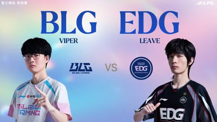 Xun潘森飞天遁地打爆Jiejie Viper霞飞羽利刃屠戮 BLG横扫EDG