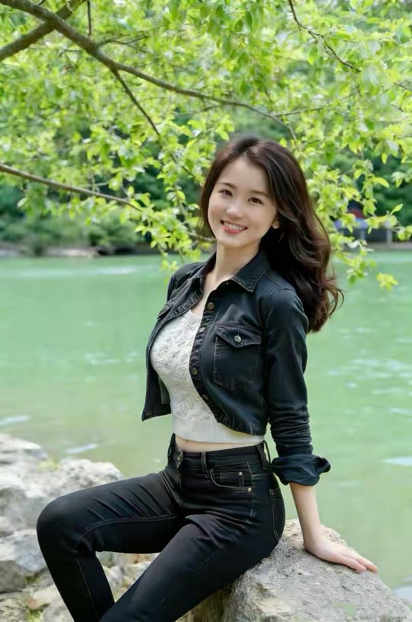 忆秦娥·溪畔清欢烟凝碧，轻飔拂袖溪光寂。溪光寂，遥山如黛，照影澄碧。