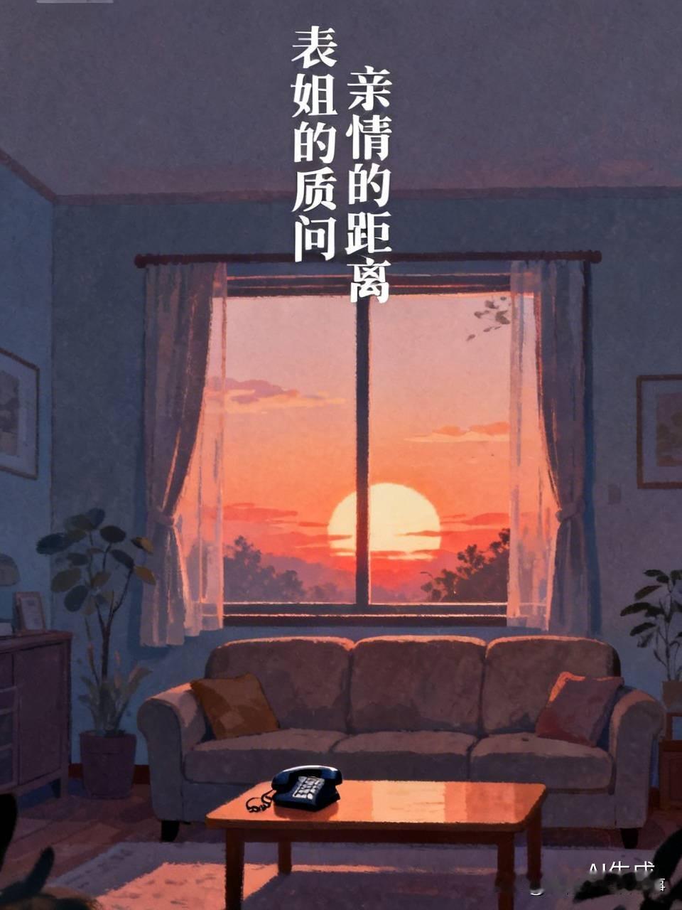 表姐打电话质问我，为什么把她姑送去养老院？表姐是我母亲的亲侄女，比我大不了几岁