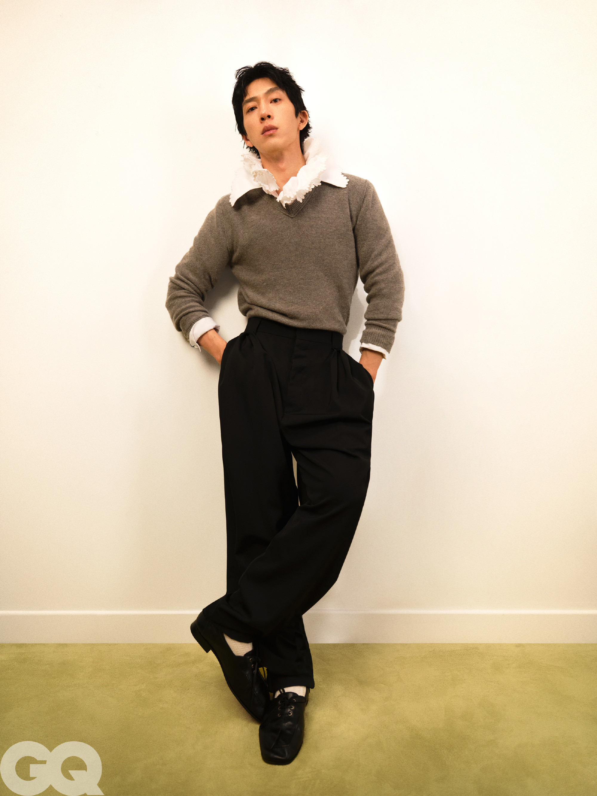 GQ井柏然栾念双封井柏然送给栾念的礼物觉得这次企划最妙的其实是“腔调”这个点，井