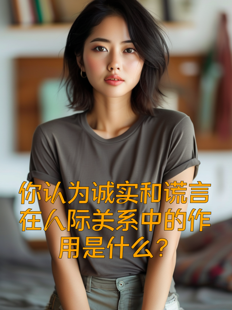 你认为诚实和谎言在人际关系中的作用是什么？