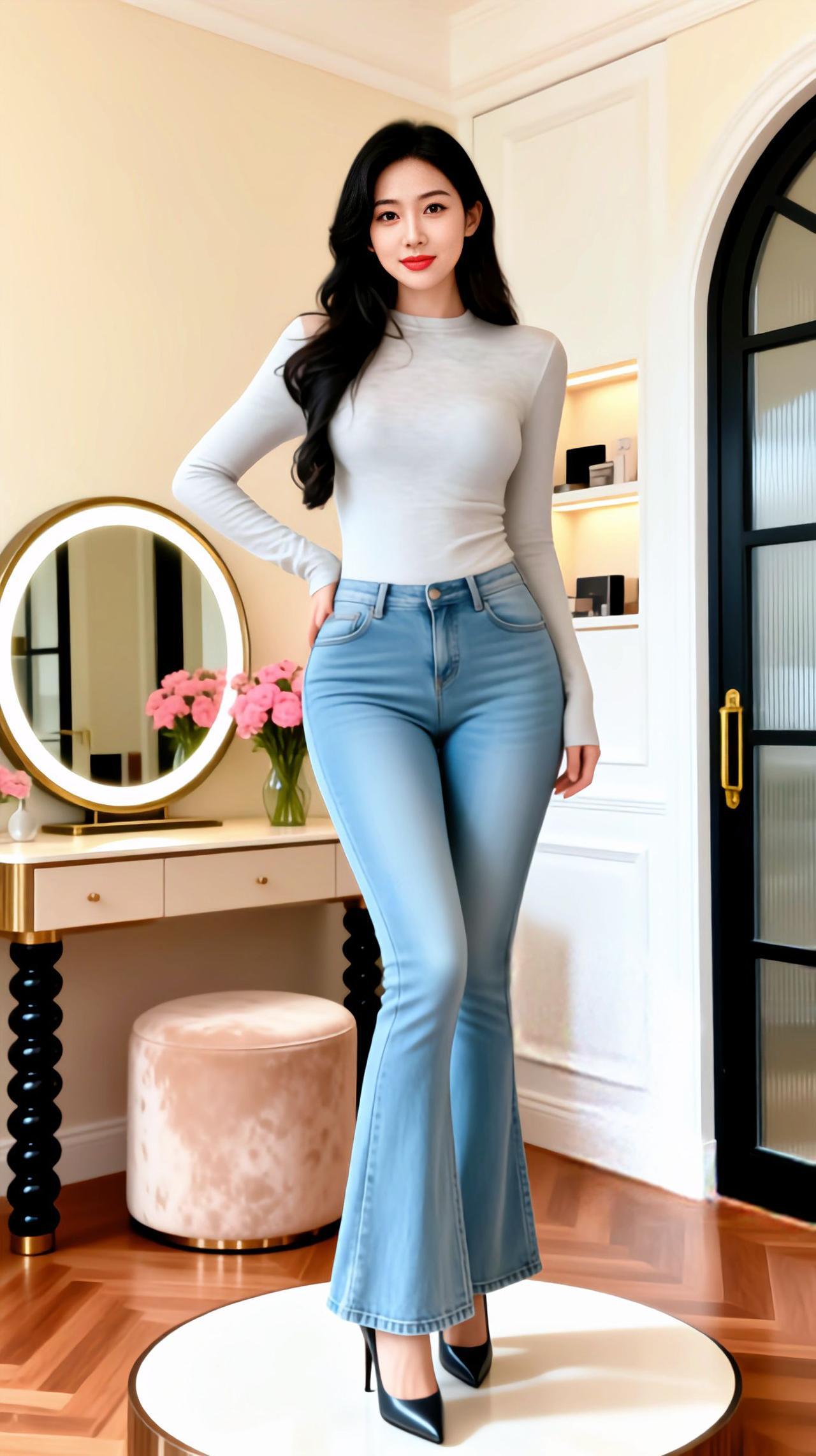 服装时装爱美穿搭时尚潮流腰精已上线秀身材穿搭美女街拍穿搭这样的身材你们打