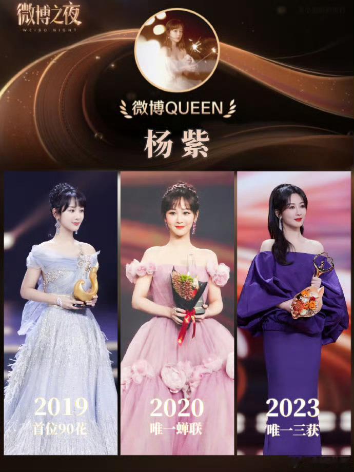杨紫三封Queen太厉害啦~杨紫三封queen