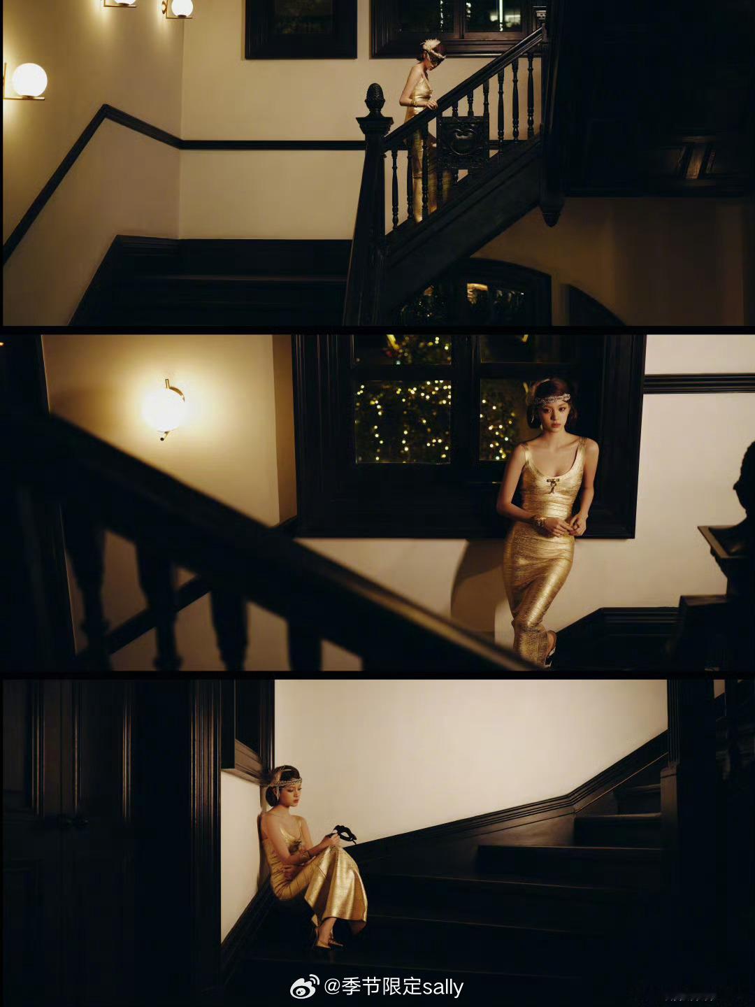 欧阳娜娜昨天的造型又美出圈了，她真的有点巧思的