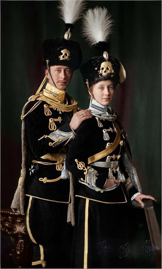 1910-1913年，一战爆发前几年，德意志帝国末代皇帝威廉二世子女皇储威廉与维