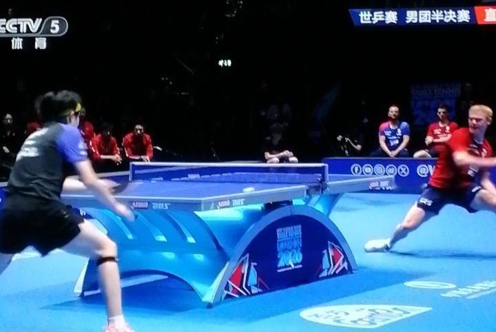 中国男团惊险获胜，挺进决赛！世乒赛男团半决赛，中法两队的交锋可谓火
