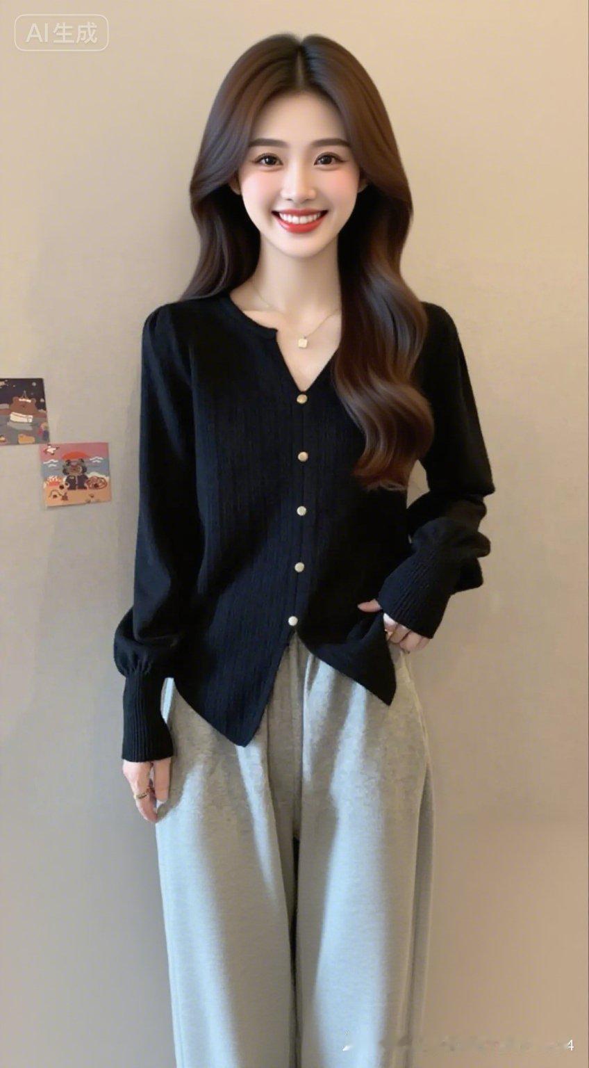 一位气质温婉的中国美女，长相甜美灵动、端庄大方，眉眼温柔舒展，笑容明媚动人。一头