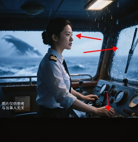这位女船长值得一百个赞和一千个奖，她不仅仅是优秀女船长，她还是优秀的人民英雄。