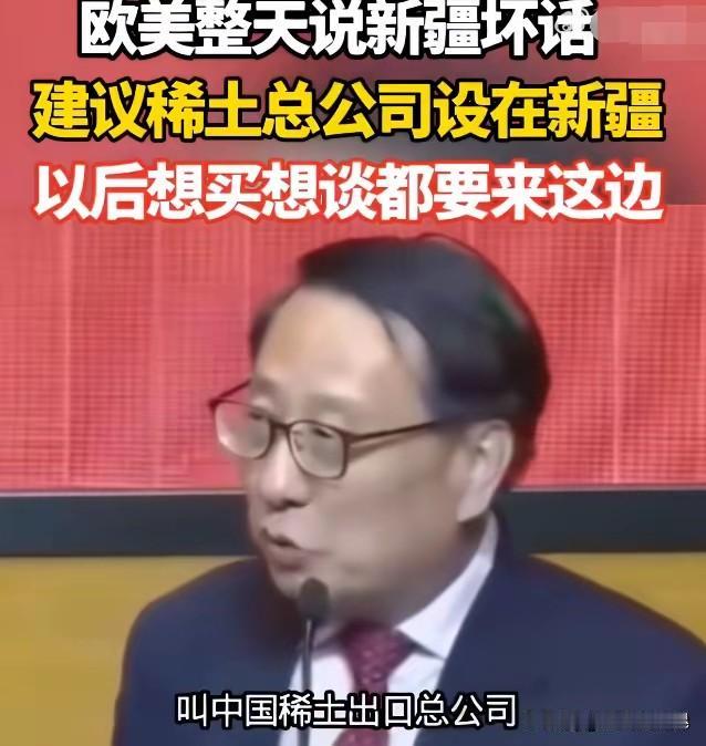 国士之谋！高志凯一招破局，用稀土绝杀西方抹黑套路高志凯：希望尽快成立稀土出