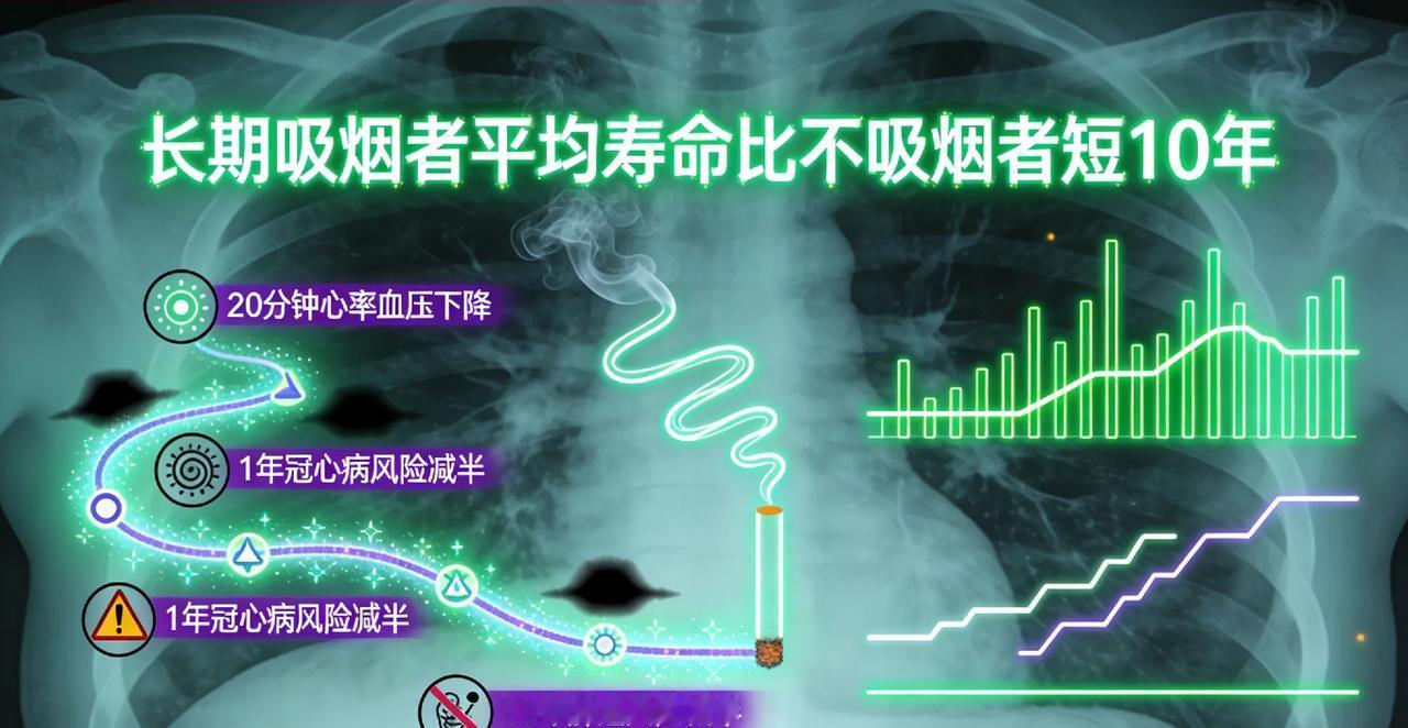 50年研究实锤：吸烟到底让你少活多少年？刚刷到这个热搜真的惊了！英国伦敦大