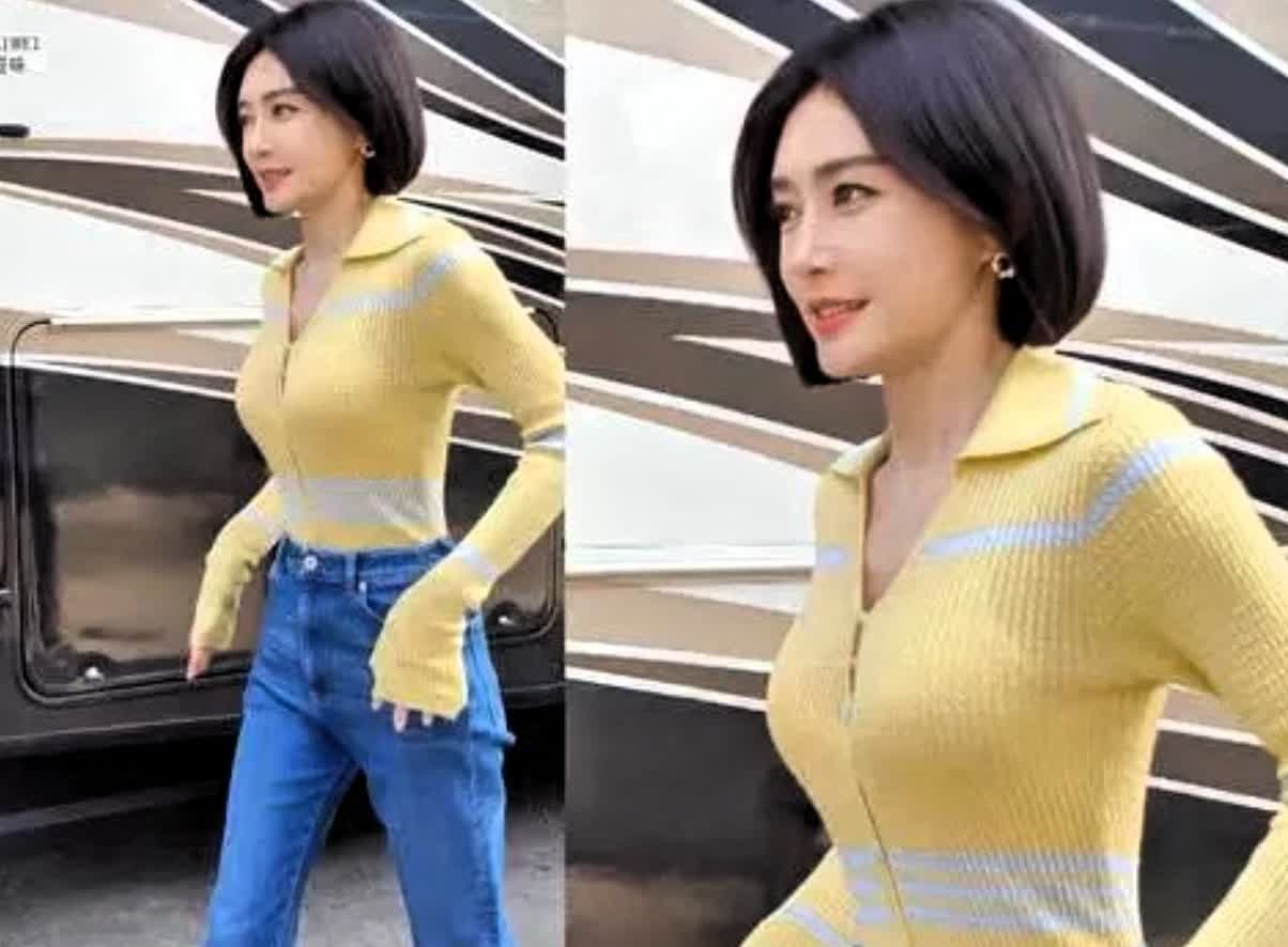 我表妹亲眼见过秦岚，她说了一个大实话，她说秦岚根本就不是电视上看见的的那