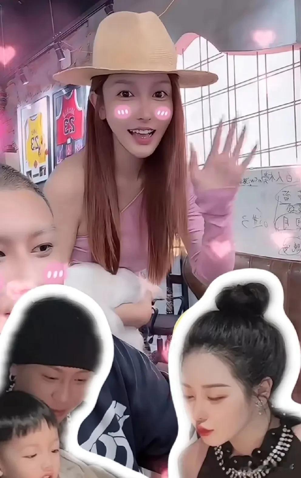 f/z、杜凤带儿子一家三口久违合体直播！ “丈门”